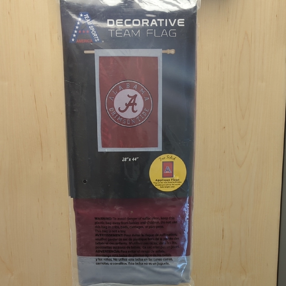 Alabama Crimson Tide Decorative Team Flag